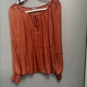 Tart Rust Orange Peasant Blouse - Women Tops